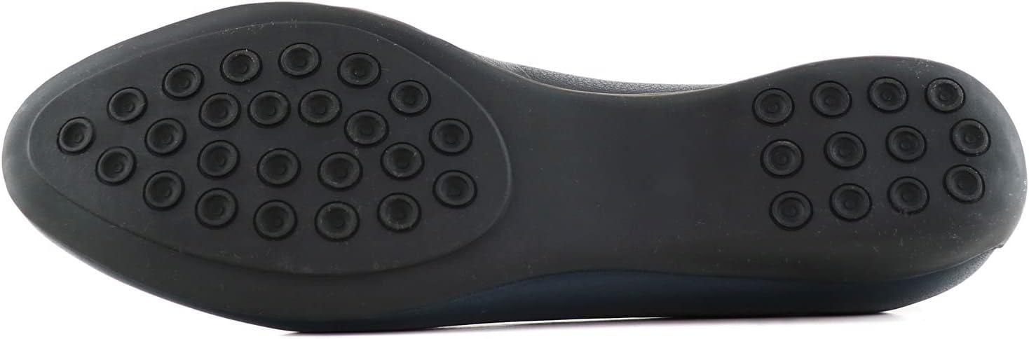 image:imageWomens Genuine Leather Comfort Slip on Ballet FlatsNavy Napa