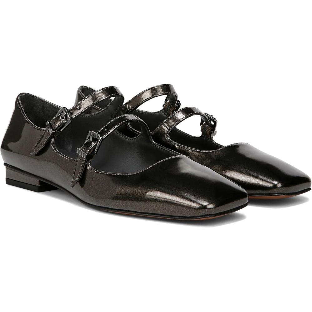 image:imageFranco Sarto Womens Tesoro Mary JaneGunmetal Patent Faux Leather