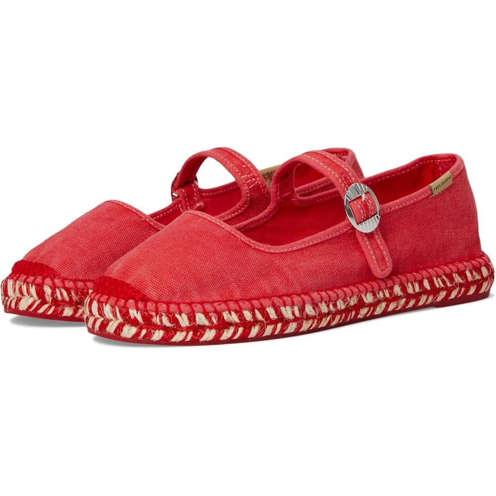 image:imageFree People Womens Oasis Mary Jane EspadrillesWashed Salsa