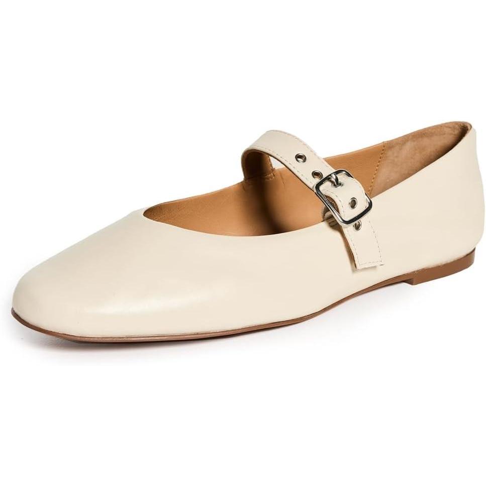 image:imageMadewell Womens The Beverley Mary Jane FlatsEcru