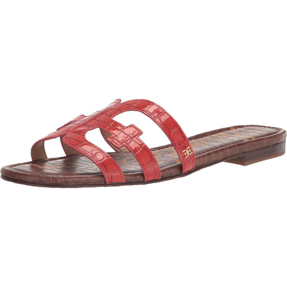 image:imageSam Edelman Womens Bay Flat SandalTerracotta Red
