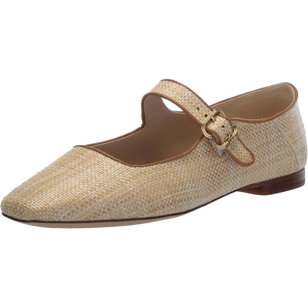 image:imageSam Edelman Womens MichaelaMary Jane FlatBleached Beechwood