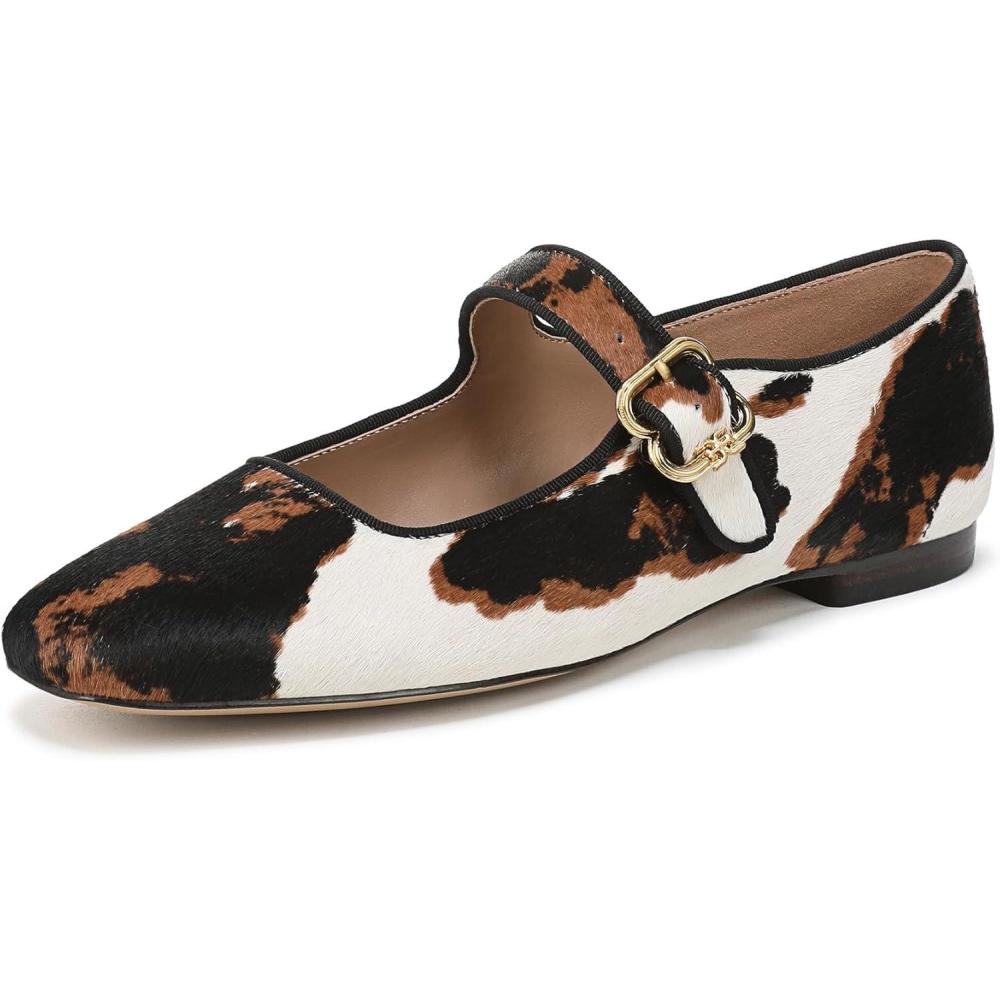 image:imageSam Edelman Womens MichaelaMary Jane FlatBrown Cow Multi