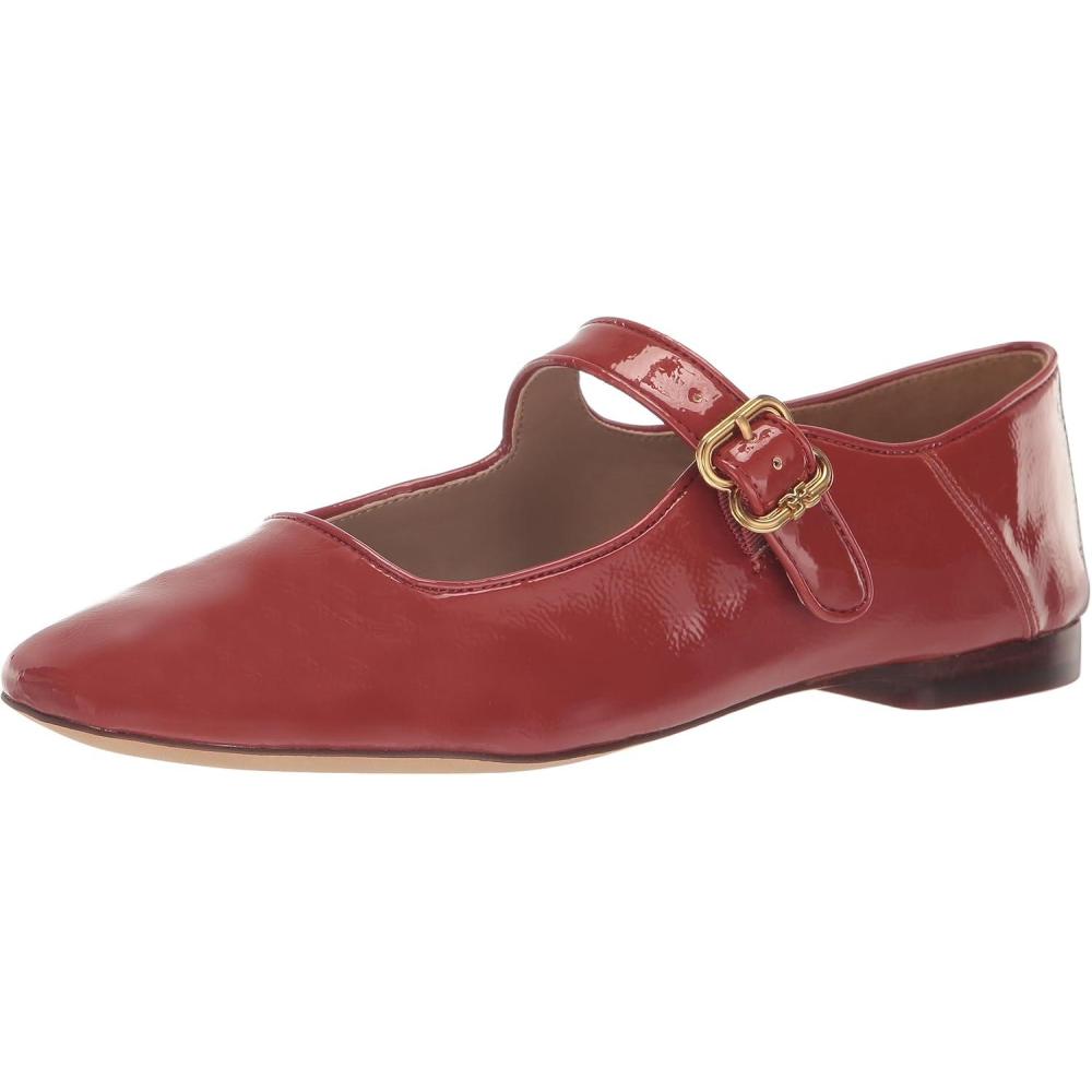 image:imageSam Edelman Womens MichaelaMary Jane FlatDark Auburn Rust