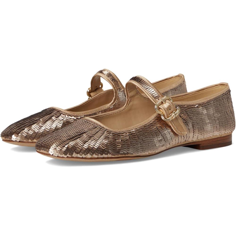 image:imageSam Edelman Womens MichaelaMary Jane FlatGold Sequin