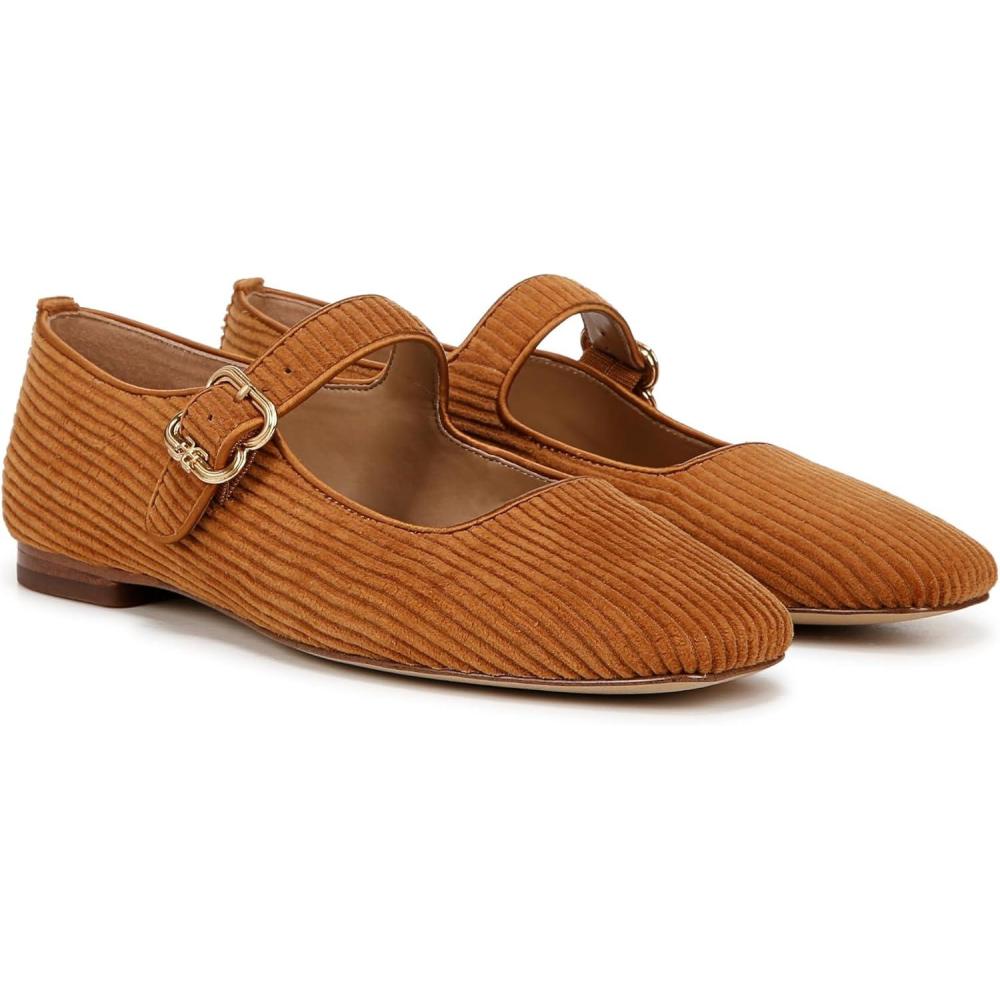 image:imageSam Edelman Womens MichaelaMary Jane FlatHarvest Brown