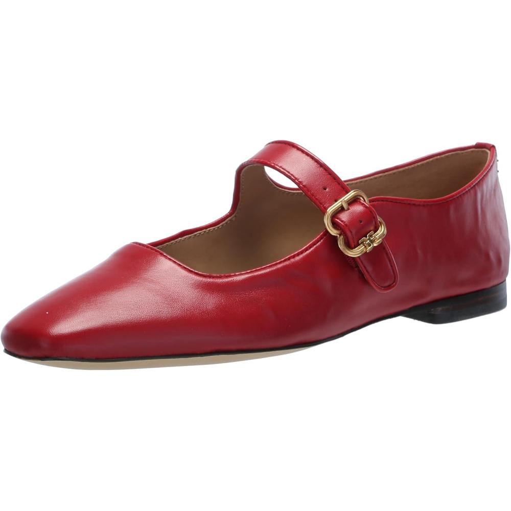 image:imageSam Edelman Womens MichaelaMary Jane FlatScarlet