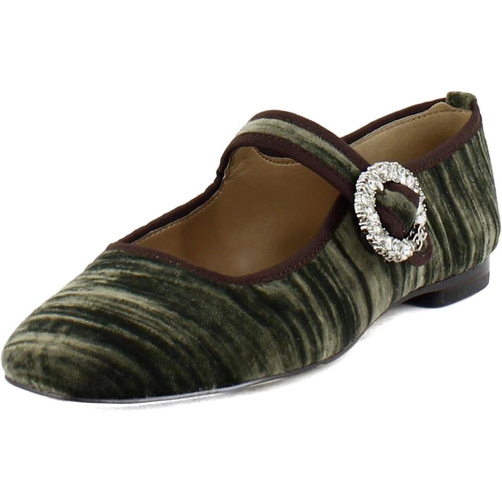 image:imageSam Edelman Womens MichaelaMary Jane FlatWinter Moss Crystal
