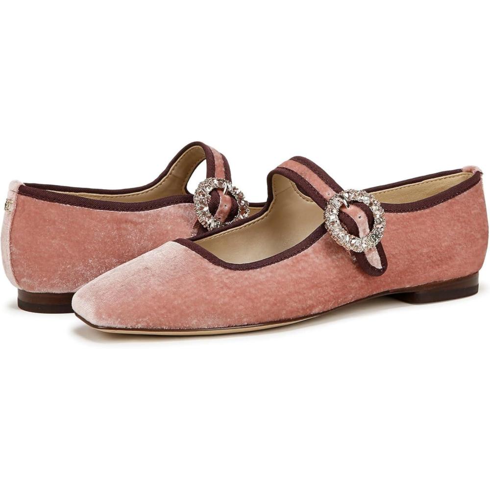 image:imageSam Edelman Womens MichaelaMary Jane FlatWinter Peony Crystal