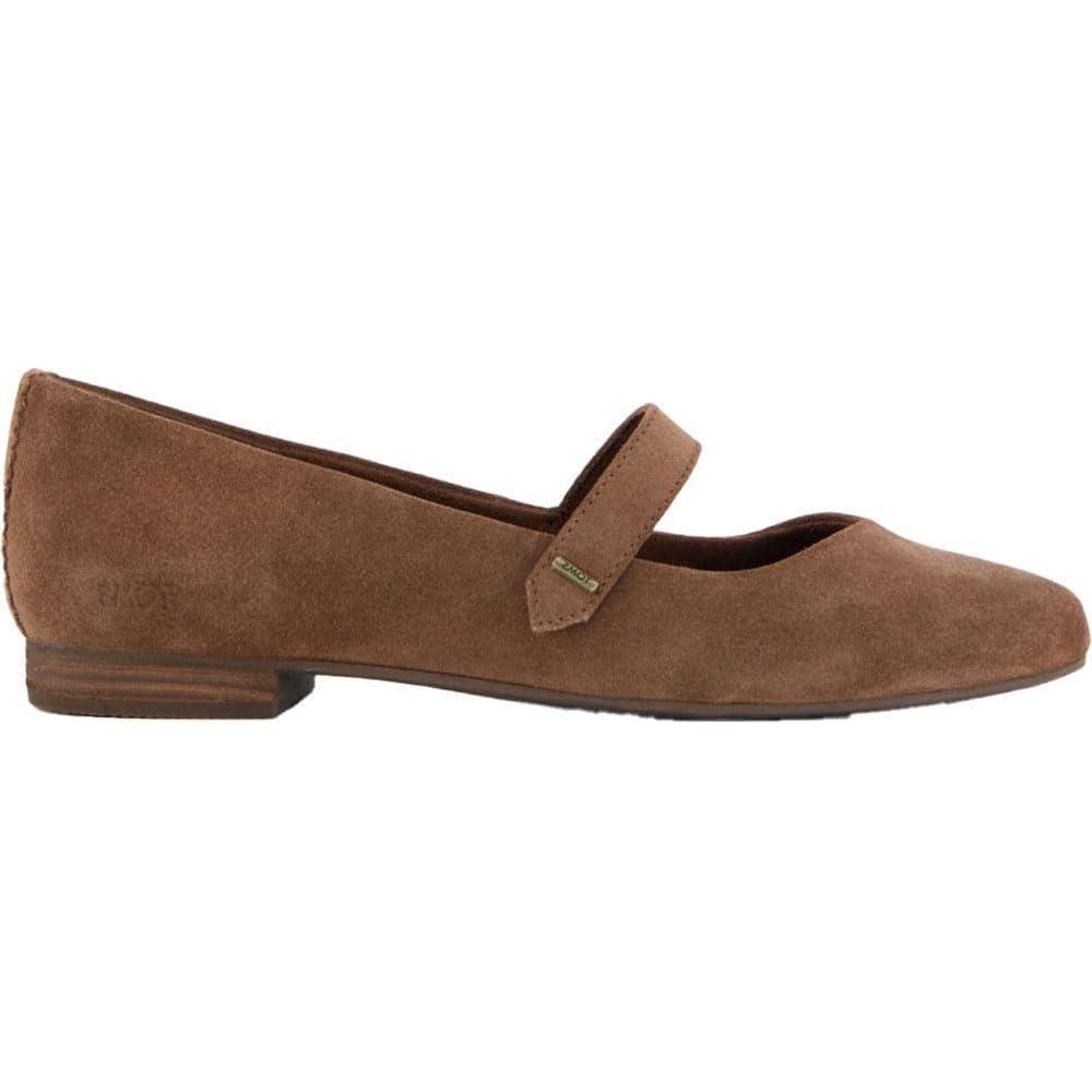 image:imageTOMS Womens Bianca Mary Jane Ballet Flats Casual BlackOak Brn Suede