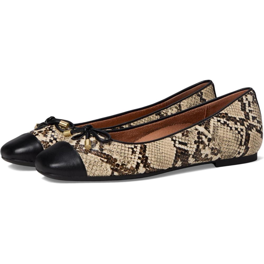 image:imageVionic Womens Klara Ballet Flat Cameo Rose LeatherIvory Multi Leather