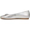 Silver Metallic Leather