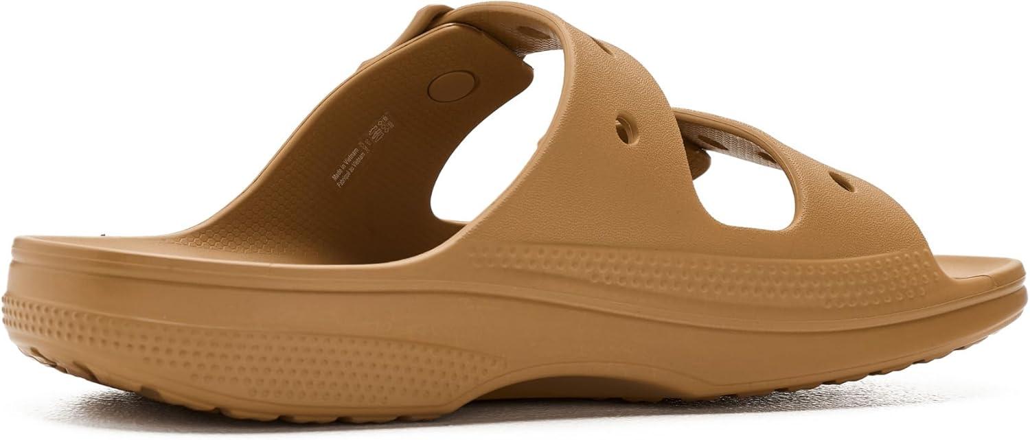 image:imageCrocs mens Classic Saturday Sandals SlidesUmber