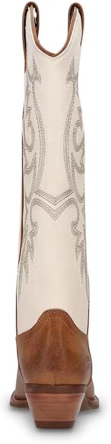 image:imageFRYE AND CO womens Irlene Tall Deco StitchOffwhiteCaramel 1