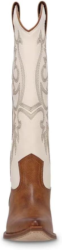 image:imageFRYE AND CO womens Irlene Tall Deco StitchOffwhiteCaramel 1