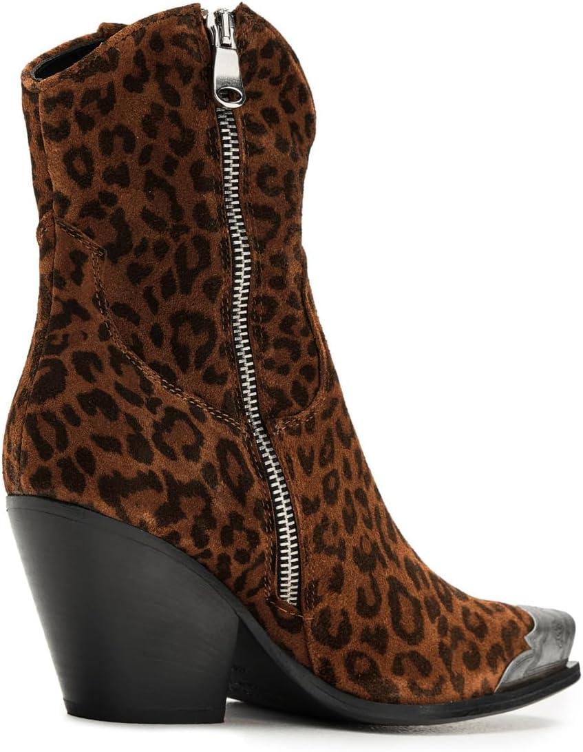 image:imageFree People Womens Brayden Western BootsLeopard Suede