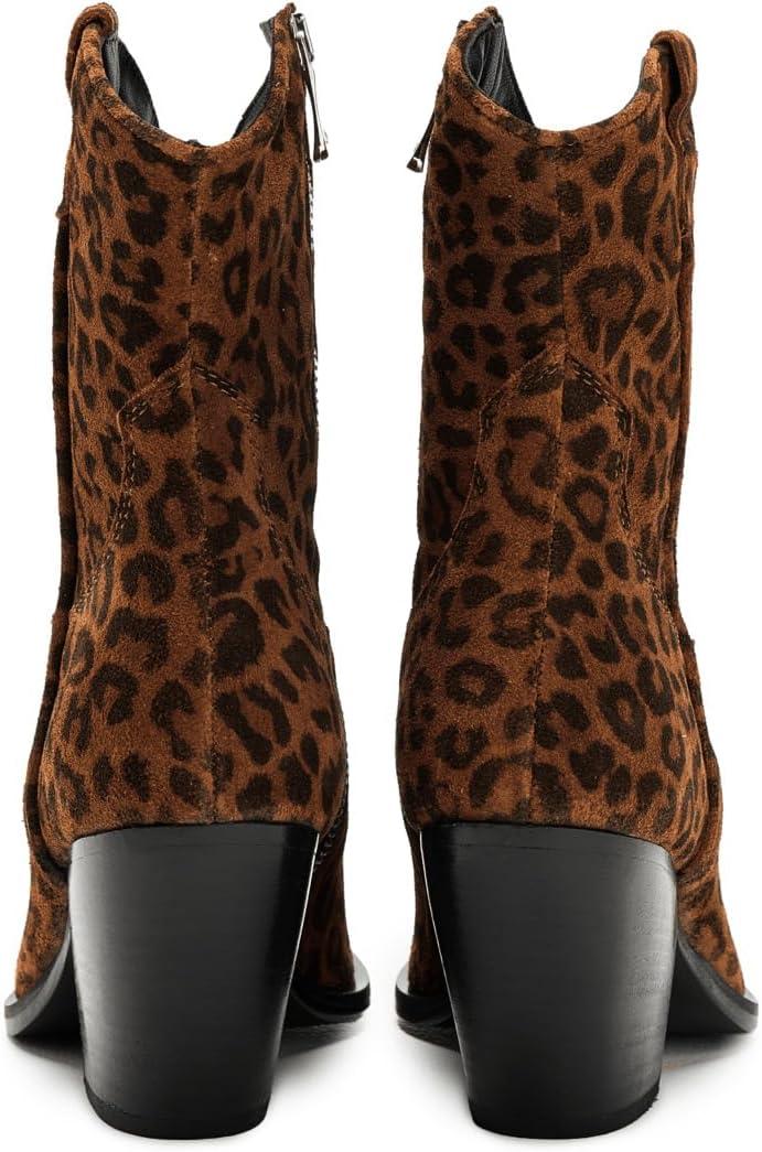image:imageFree People Womens Brayden Western BootsLeopard Suede