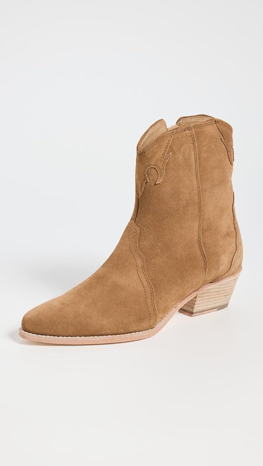 image:imageFree People Womens New Frontier Western BootsCamel Suede