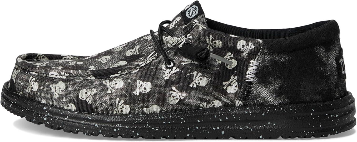 image:imageHEYDUDE Mens Wally Funk Skull PrintBlackBlack Oyster