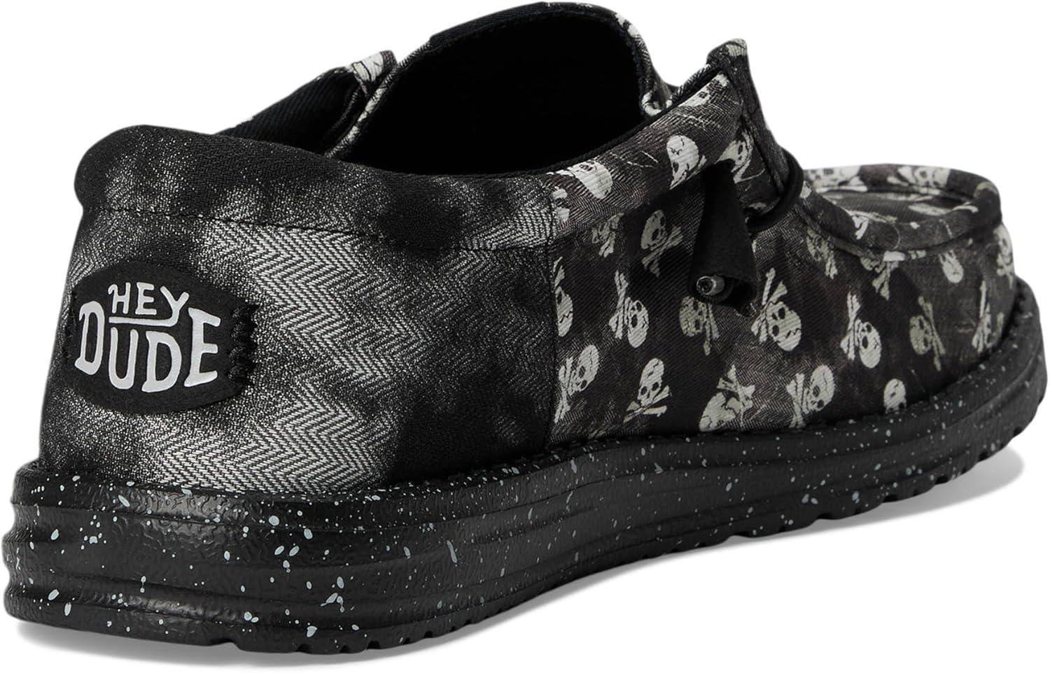 image:imageHEYDUDE Mens Wally Funk Skull PrintBlackBlack Oyster