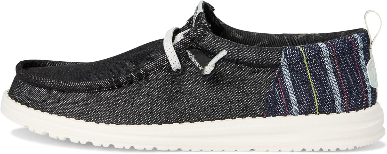 image:imageHEYDUDE Mens Wally Funk Striped DenimGranite GreyMulti