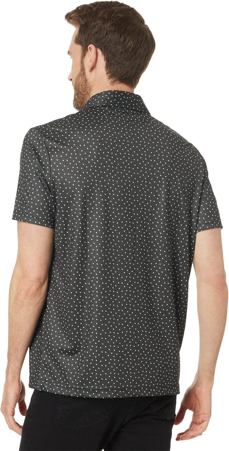 image:imagePerformance Polo with Shadow Dot Print by US Polo AssnBlackElectric Lime