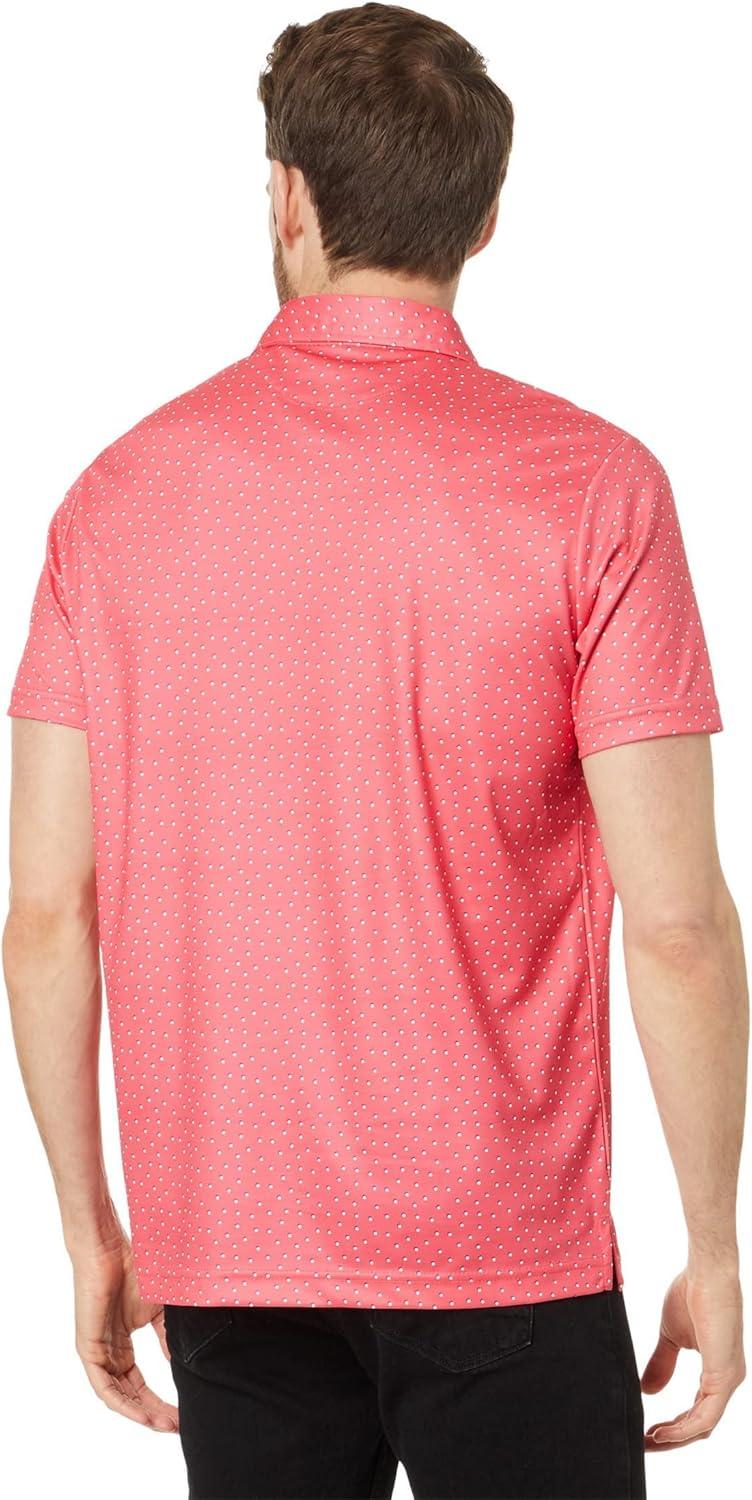 image:imagePerformance Polo with Shadow Dot Print by US Polo AssnRouge Red