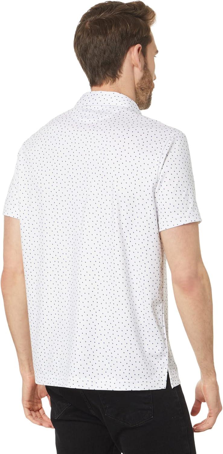 image:imagePerformance Polo with Shadow Dot Print by US Polo AssnWhite C003