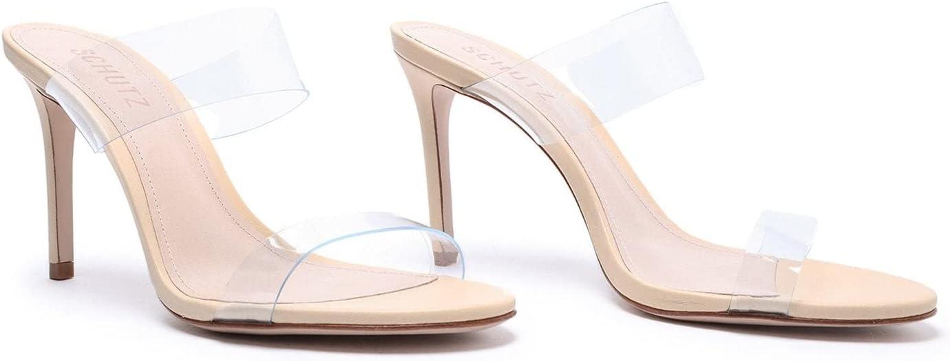 image:imageSCHUTZ Womens Ariella Strappy SandalsEggshell