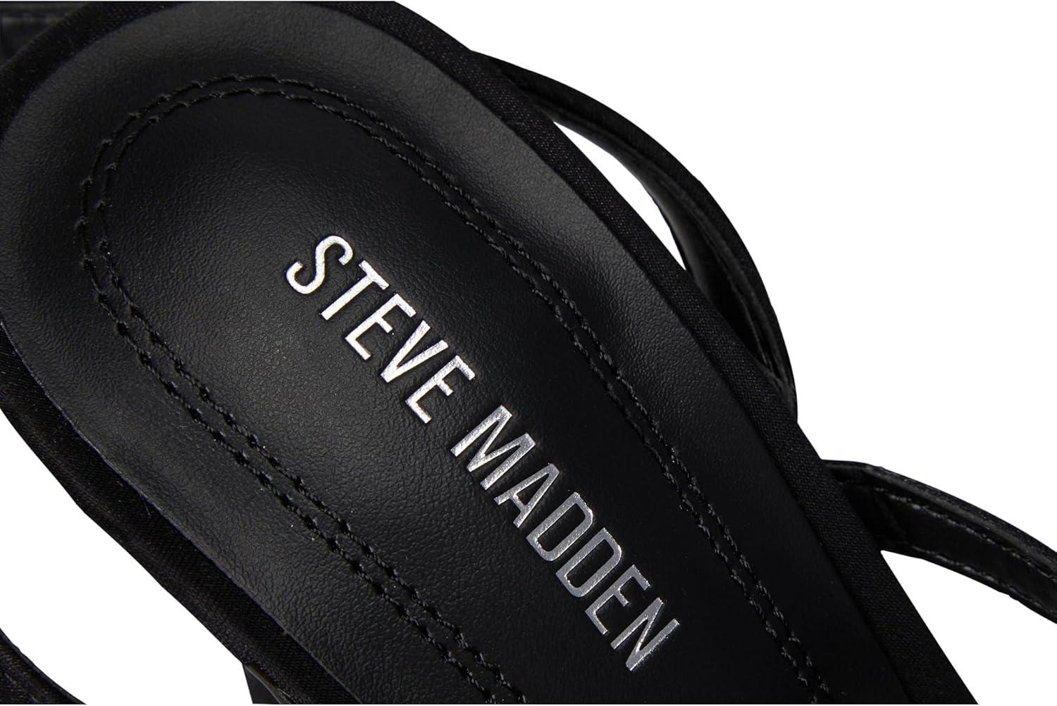 image:imageSteve Madden womens TiaBlack Satin Rhinestone