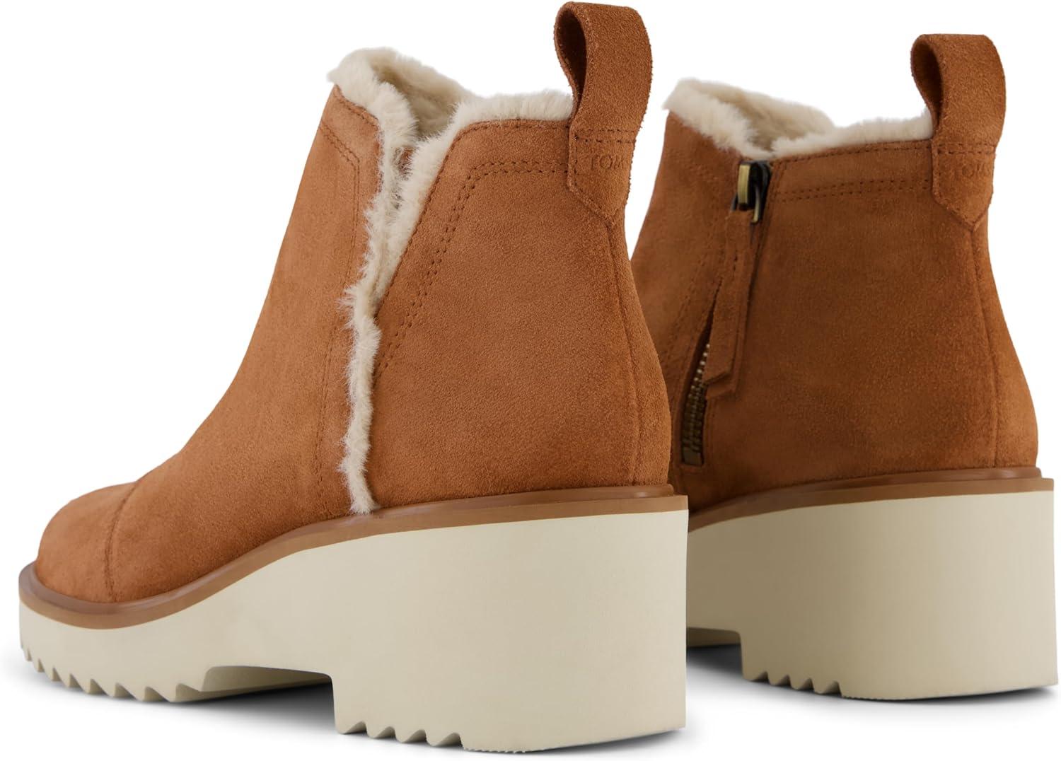 image:imageTOMS Womens Maude EVA Wedge Ankle Chelsea BootAmber Brown