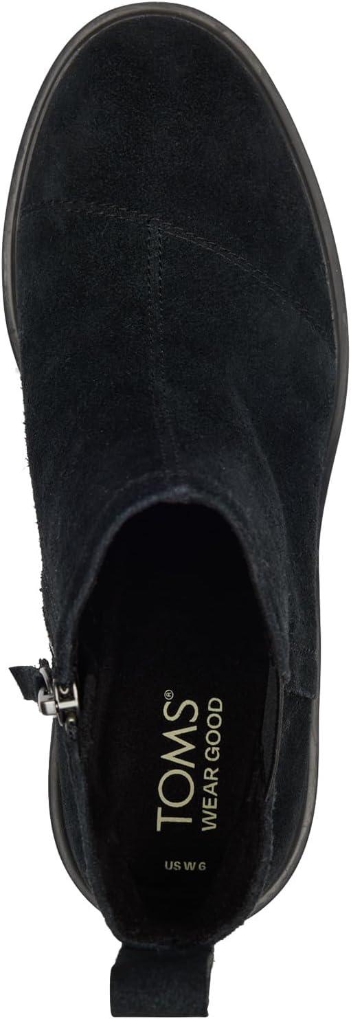 image:imageTOMS Womens Maude EVA Wedge Ankle Chelsea BootBlack Black Suede