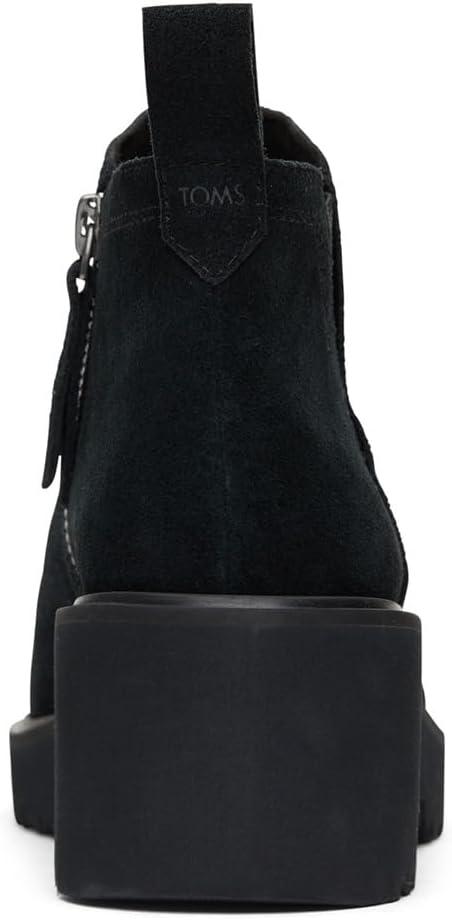 image:imageTOMS Womens Maude EVA Wedge Ankle Chelsea BootBlack Black Suede