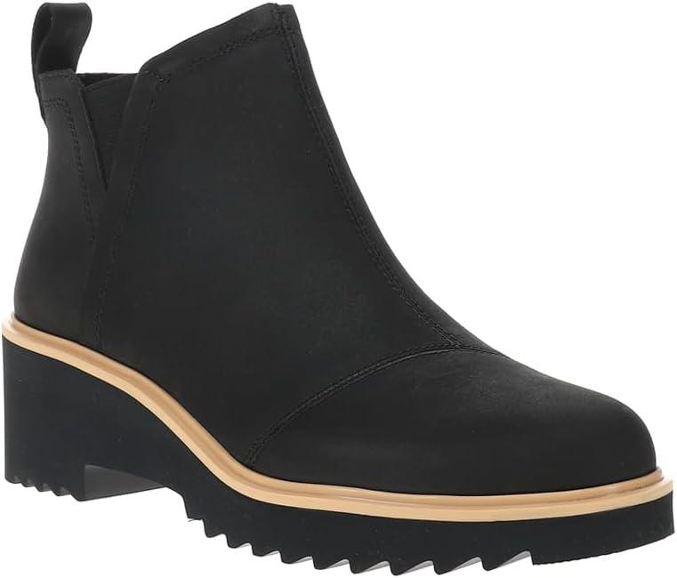 image:imageTOMS Womens Maude EVA Wedge Ankle Chelsea BootBlk Lthr