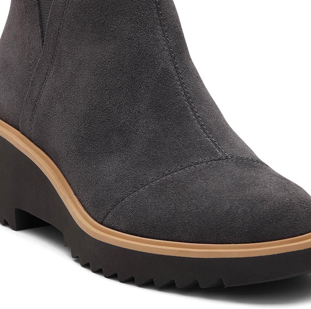 image:imageTOMS Womens Maude EVA Wedge Ankle Chelsea BootForged Iron
