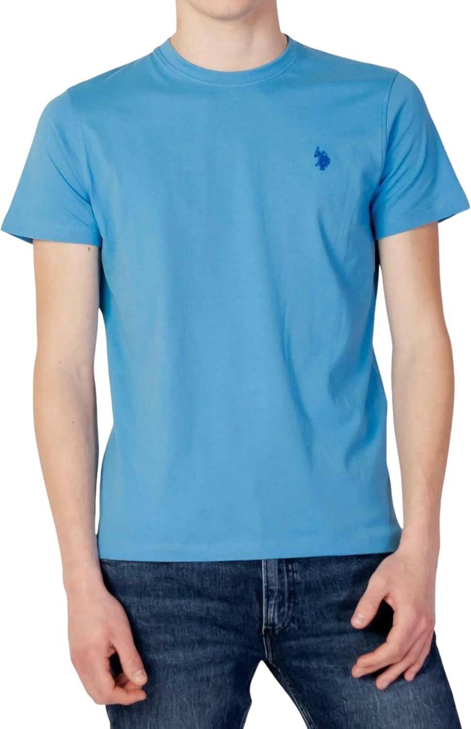 image:imageUS POLO ASSN Mens Crew Neck Small Pony TShirtCobalt Heather