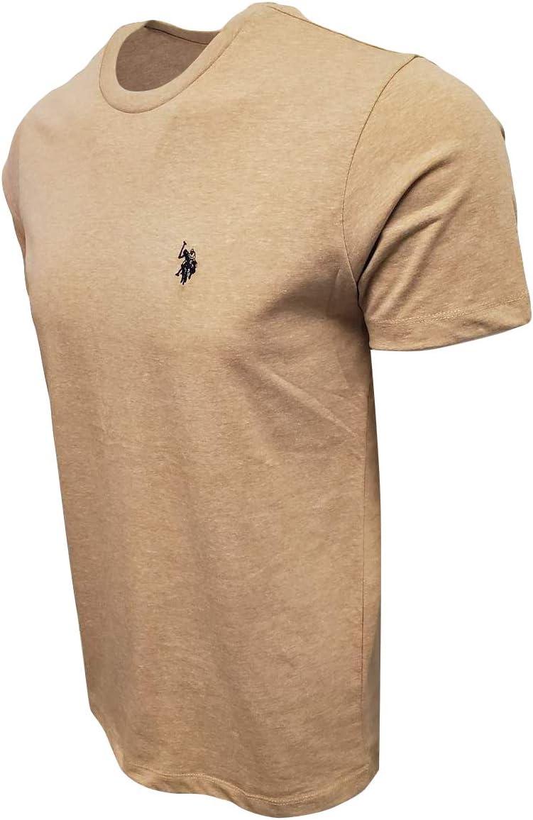 image:imageUS POLO ASSN Mens Crew Neck Small Pony TShirtKhaki Heather