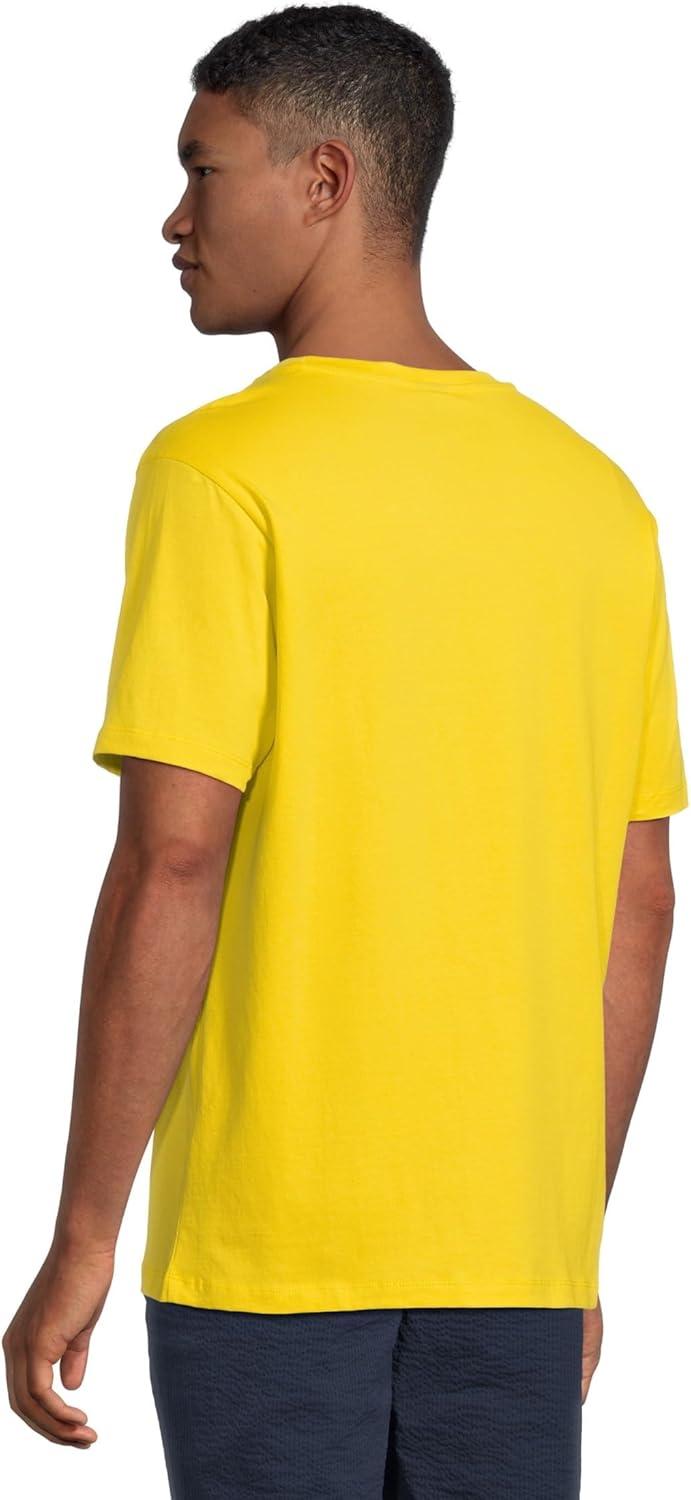 image:imageUS POLO ASSN Mens Crew Neck Small Pony TShirtScoring Yellow
