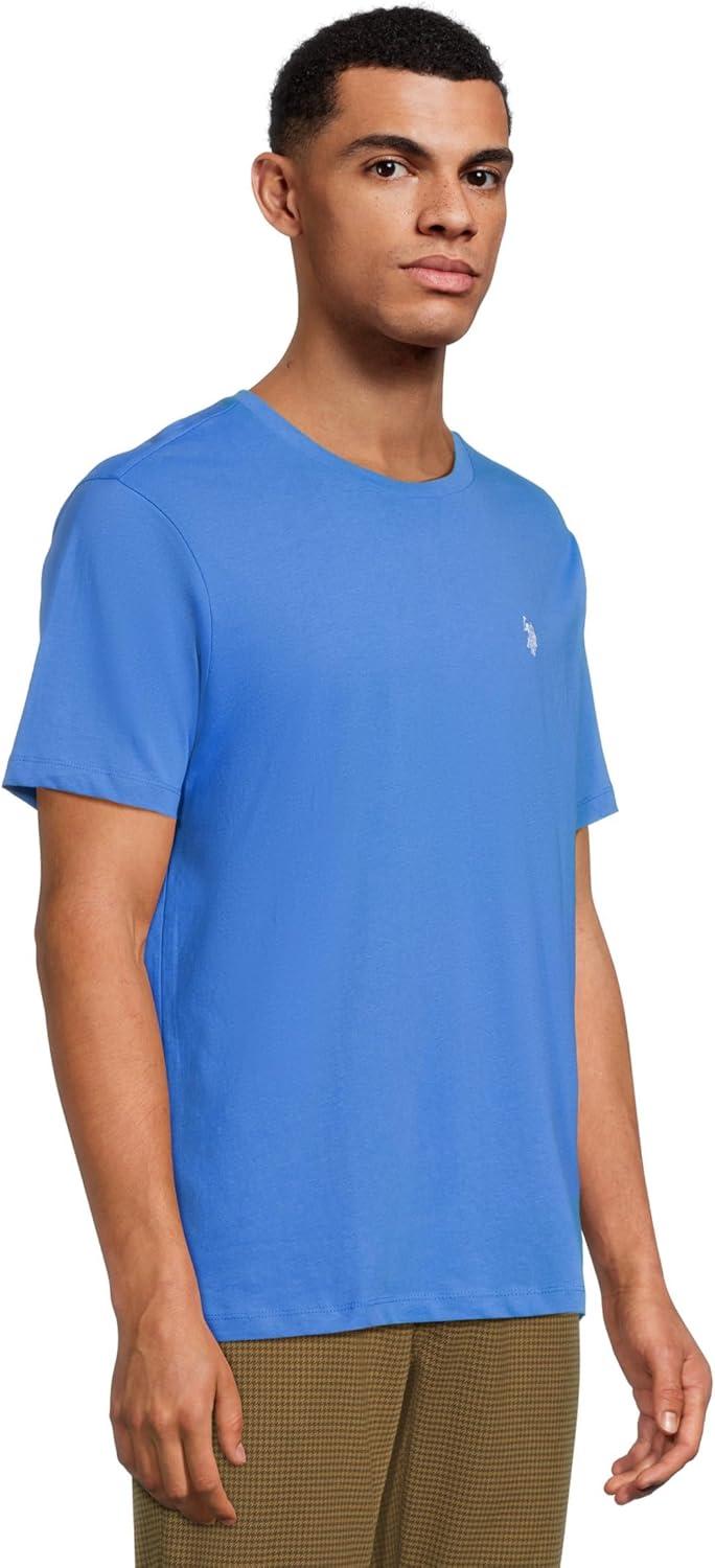 image:imageUS POLO ASSN Mens Crew Neck Small Pony TShirtSuper Sonic Blue