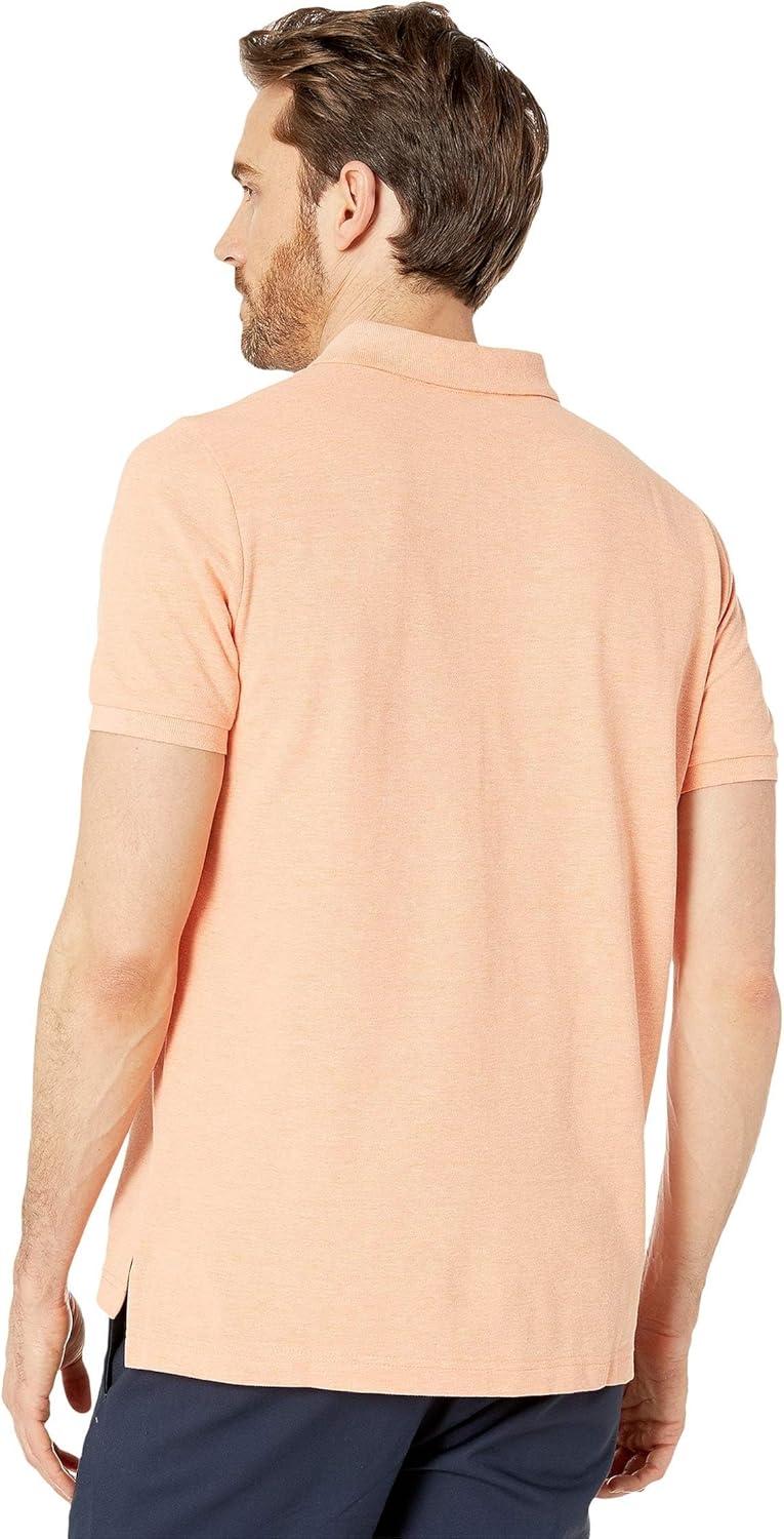 image:imageUS Polo Assn Mens Classic Polo Shirt TwoButton Closure Pique Polo Shirt Summer Fashion Golf ShirtSunrise Heather