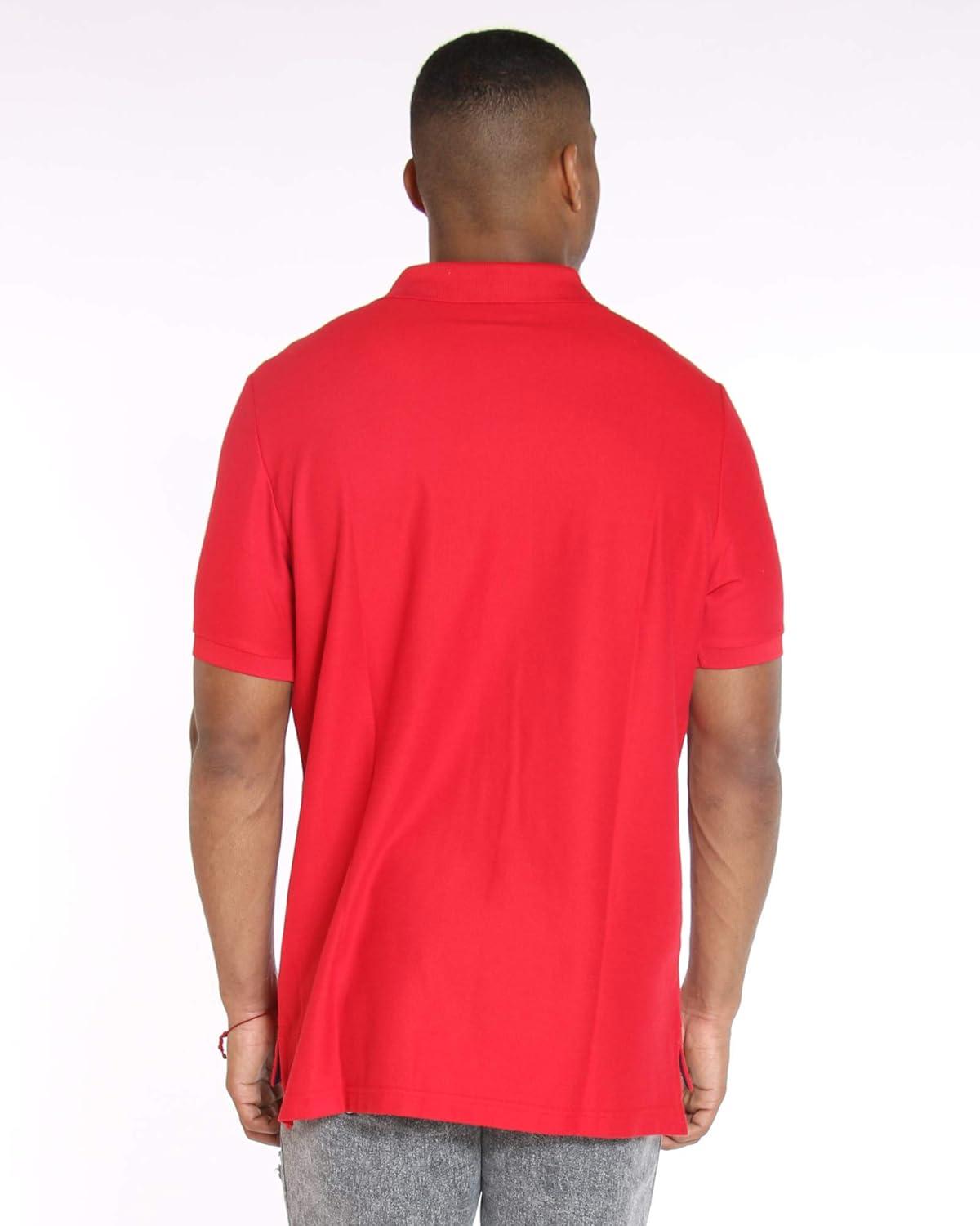 image:imageUS Polo Assn Mens Classic Polo Shirt TwoButton Closure Pique Polo Shirt Summer Fashion Golf ShirtWinning Red
