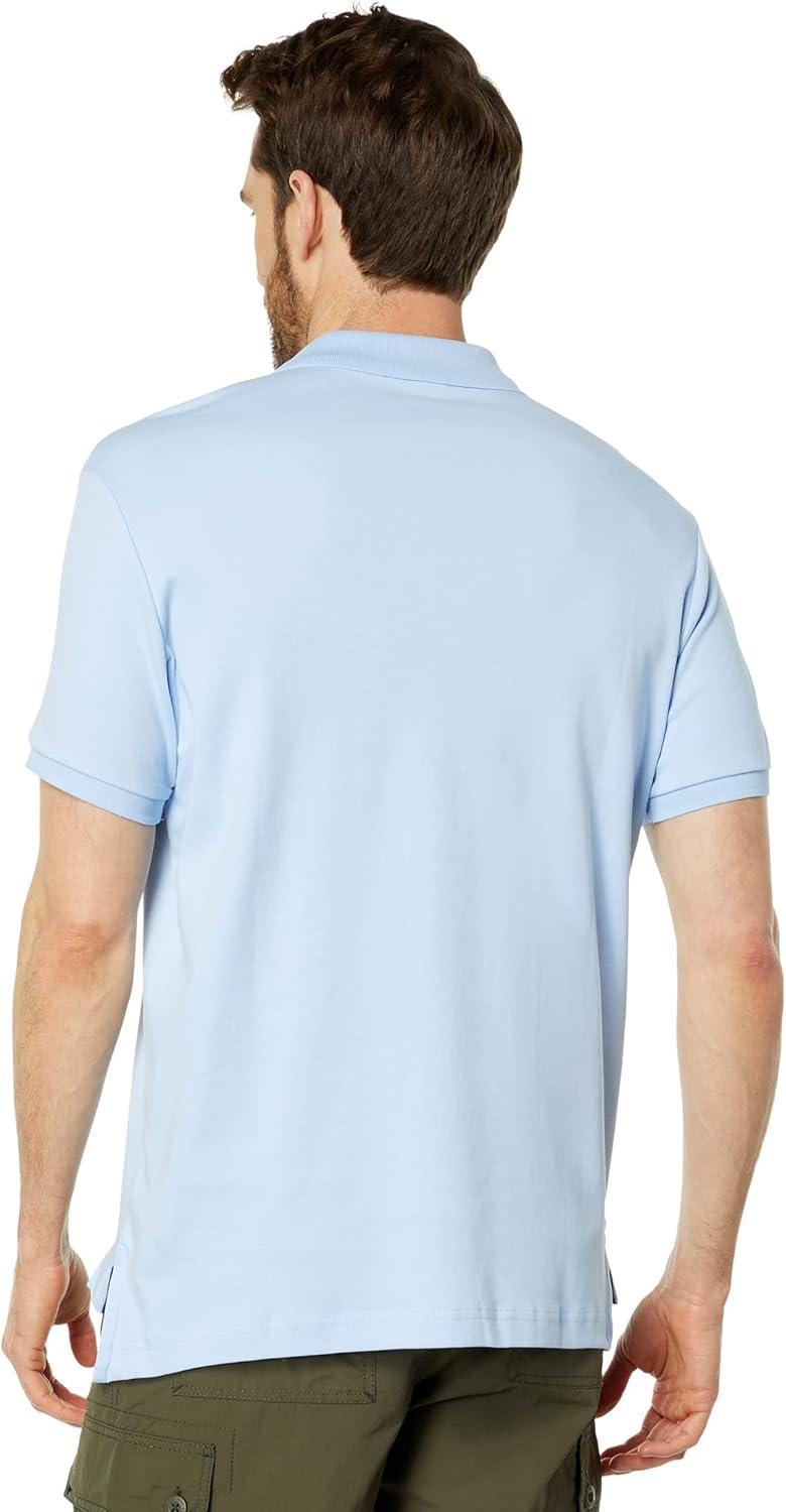image:imageUS Polo Assn Mens Multi Color Logo Solid Pique Polo ShirtWindsurfer Blue