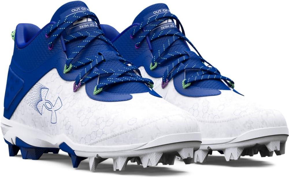 image:imageUnder Armour Mens Harper 8 Mid RmBaseball Shoe400 RoyalWhiteRoyal