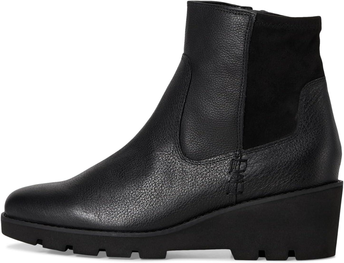 image:imageVionic womens Ariana Zip Short BootsBlack Tumbled Leather