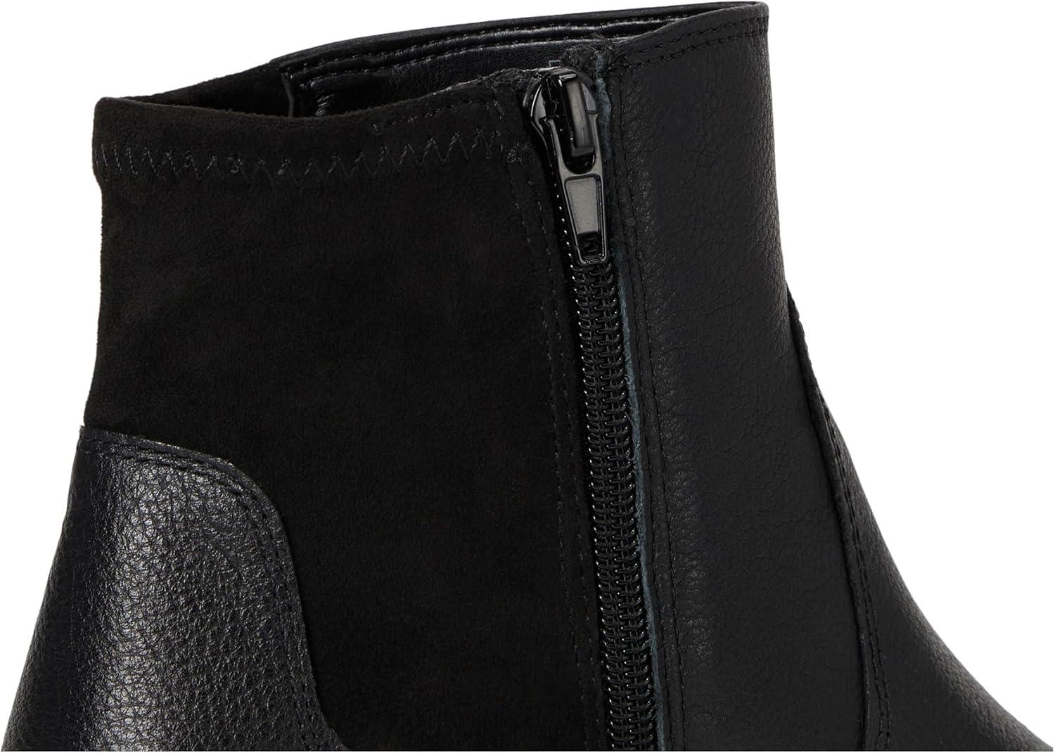 image:imageVionic womens Ariana Zip Short BootsBlack Tumbled Leather