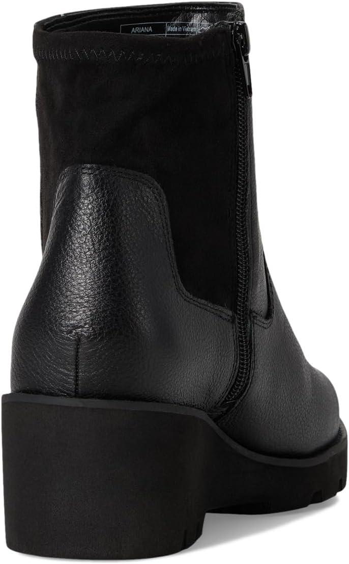 image:imageVionic womens Ariana Zip Short BootsBlack Tumbled Leather