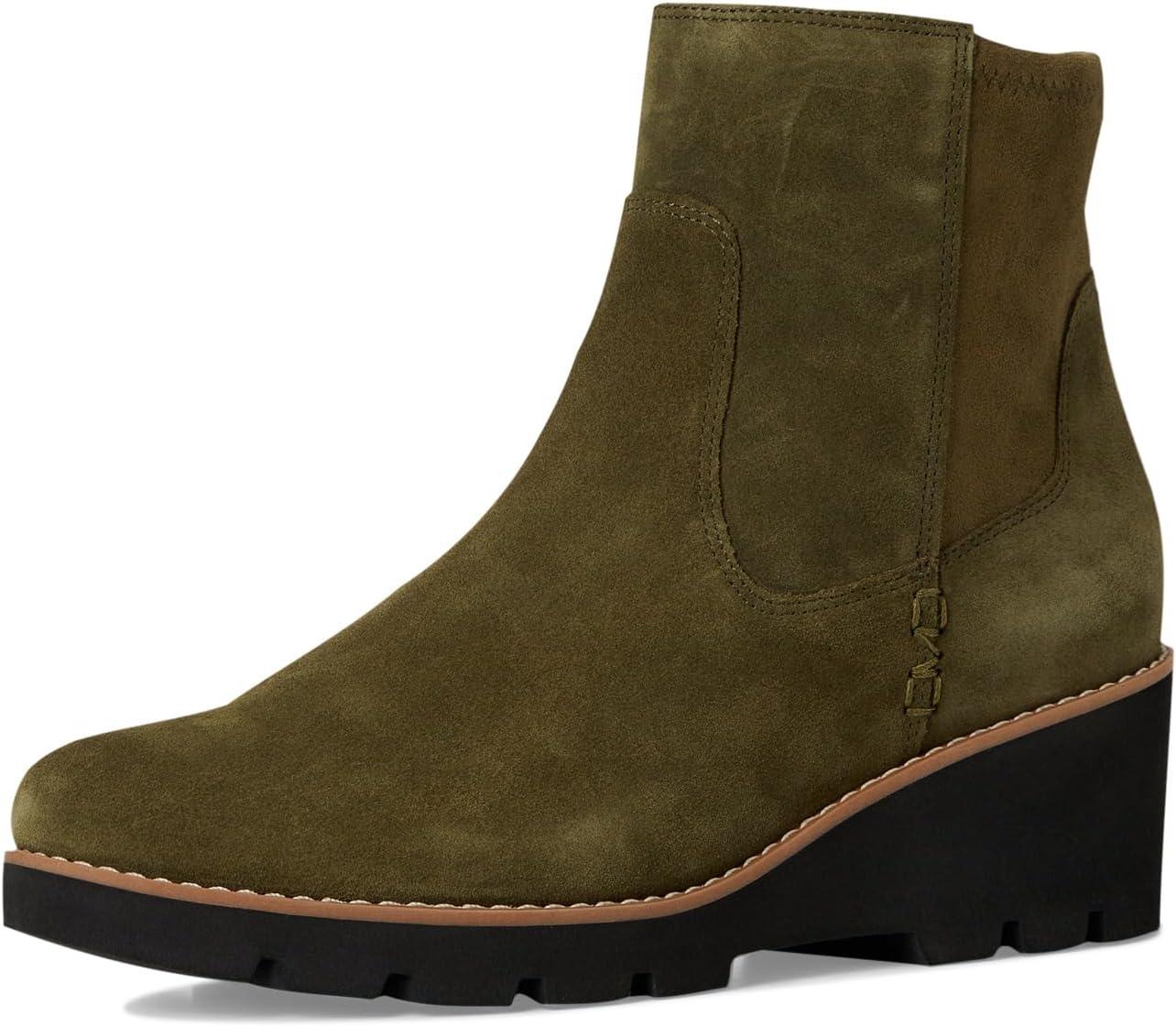 image:imageVionic womens Ariana Zip Short BootsDark Olive Suede