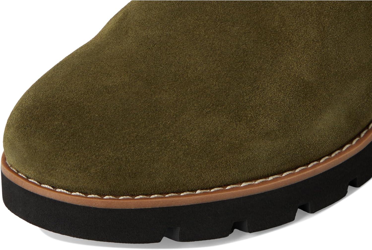 image:imageVionic womens Ariana Zip Short BootsDark Olive Suede