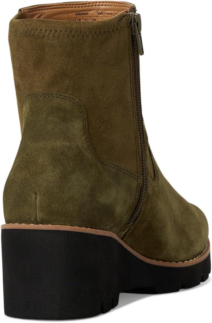 image:imageVionic womens Ariana Zip Short BootsDark Olive Suede
