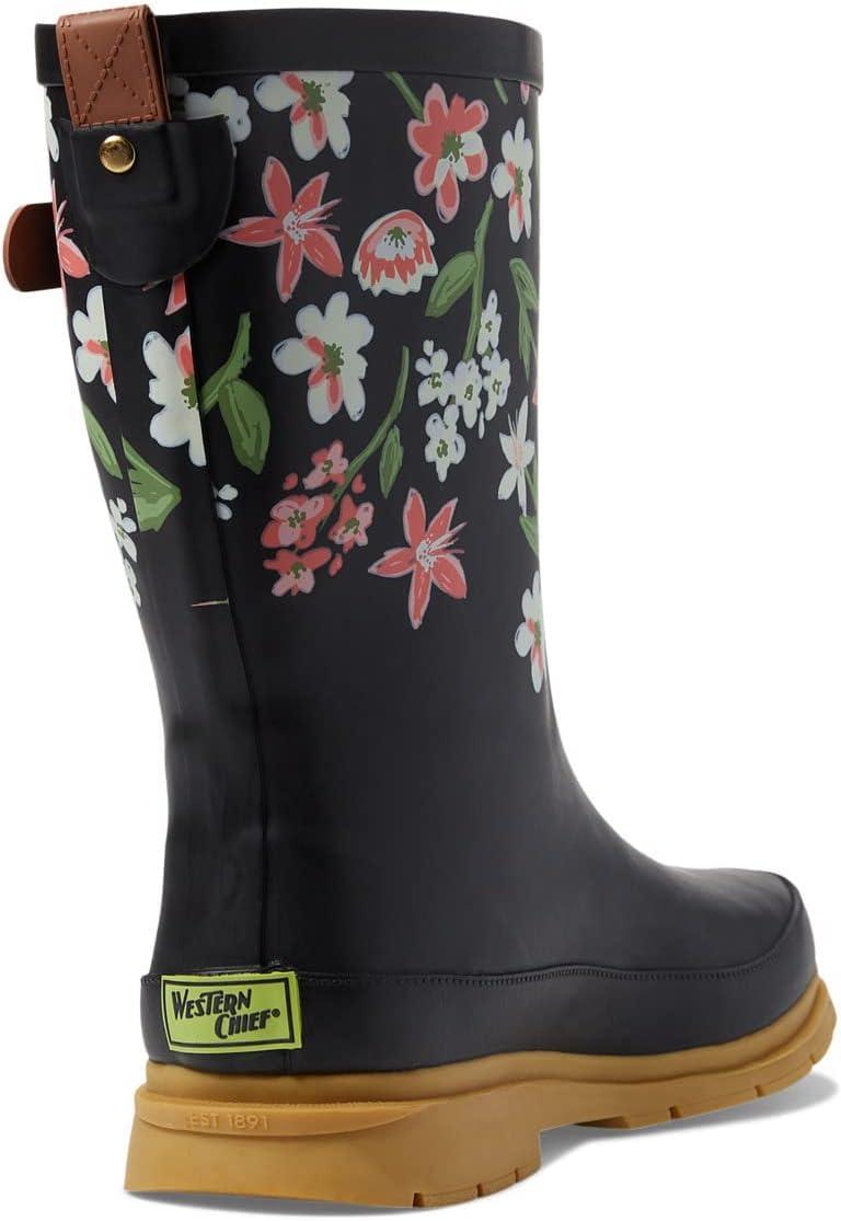 image:imageWestern Chief Womens Waterproof Mid Rain BootsBrushed Petals